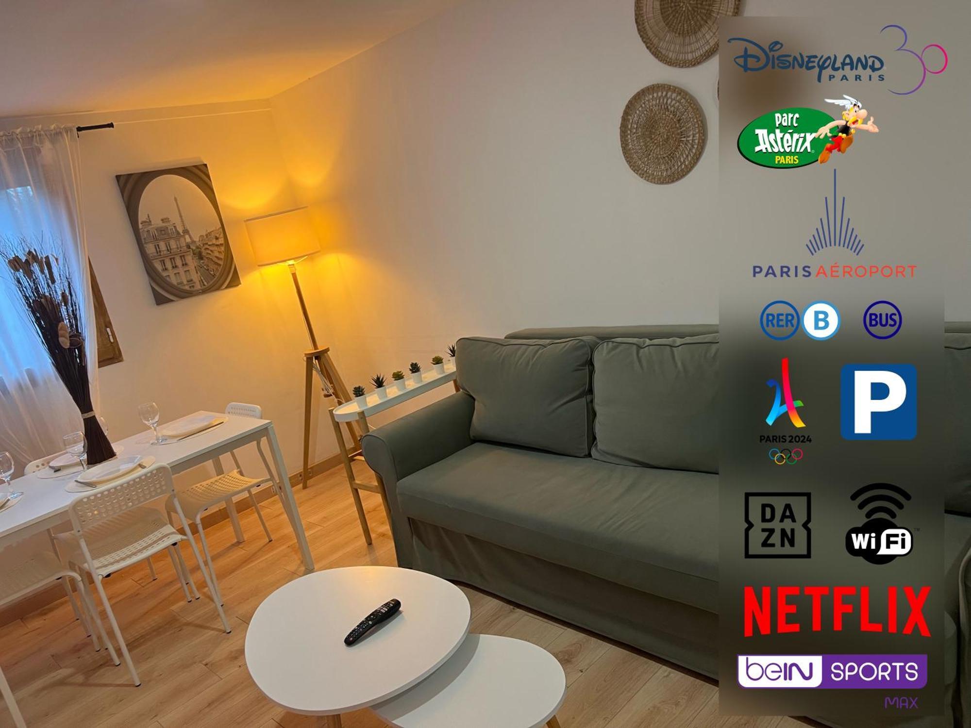 Appartement Pres De Paris, Disney & Cdg Tremblay-en-France ภายนอก รูปภาพ